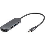 PD対応Type-CコンパクトドッキングS/グレー ナカバヤシ