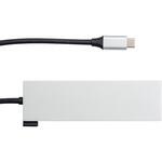 【STIXシリーズ】PD対応Type-Cアルミドッキングステーション15cm/シルバー ナカバヤシ