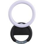 USD充電式LEDリングライト/ブラック ナカバヤシ