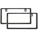 カーボンファイバー ナンバープレートフレーム (前後セット) MAD MAX(マッドマックス)