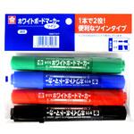 ホワイトボードマーカーツイン4色セット サクラクレパス