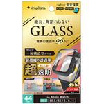 AW 44 SE 3 / SE 2 / SE / 6 / 5 / 4 透明 ガラスPCケース ブラック Simplism