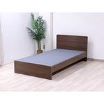 木製ベッドフレーム シングル パネルタイプ ふとん用(布張床式