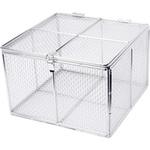 蝶番蓋付バスケット オオモリ 実験研究用カゴ/バスケット 【通販