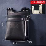 グローブ革建築用2段腰袋【バリスティック縁巻】 ニックス(KNICKS)