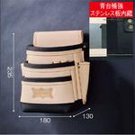 総ヌメ革使用3段腰袋(バリスティック補強仕上げ) ニックス(KNICKS)