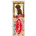 095382 のぼり旗 トイプードル カフェオレ 入荷 No．GNB-2456 W600×H1800 トレード