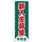 097297 のぼり旗 新入生募集 学習塾 No．GNB-4287 W600×H1800 トレード