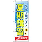 097305 のぼり旗 夏期講習 生徒募集中 No．GNB-4294 W600×H1800 トレード