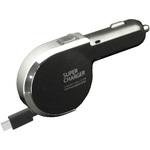 DC-012 DC充電器 リール インジケーター 3A Type-C BK カシムラ