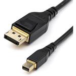 DP14MDPMM2MB Mini DisplayPort - DisplayPort 1.4 ケーブル/2m/VESA規格認定品/8K60Hz、4K120Hz対応/Mini DP - DP 変換モニターケーブル/HBR3/HDR StarTech.com