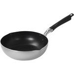 スマート・チョイス ハード加工IH対応深型フライパン パール金属