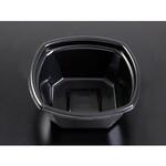 55098 どんぶり容器 Kランチ-7 本体黒 ケーピープラテック ケーピープラテック