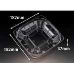 サラダ容器 バイオ ハクリア 18-37B リスパック リスパック