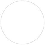 コースター No.104 白無地 丸(1mm) カミイソ産商