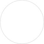 コースター No.154 白無地 丸 0.5mm カミイソ産商 カミイソ産商