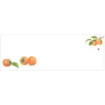 テーブルマット おてもとマット上質-No.3122 柿 カミイソ産商 カミイソ産商