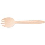 カトラリー ウッドスプーンフォーク165 単袋入 ケーピープラテック ケーピープラテック