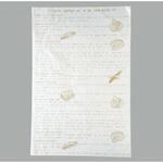 グラシンペーパー(レシピ柄)ベージュ 大阪ポリエチレン販売 大阪ポリヱチレン販売