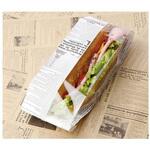 サンドウィッチ袋 No.62-4カスクートフィッセル窓ワイド 大阪ポリエチレン販売 大阪ポリヱチレン販売