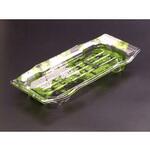 寿司容器 A-PETうつくし盛 35B みぞれ緑 リスパック リスパック