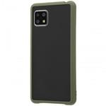 AQUOS sense4/lite/basic/sense5G マットハイブリッド /カーキ レイ・アウト