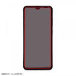 RT-GA21F/AGP Galaxy A21/A20 フィルム 指紋防止 光沢 抗ウイルス レイ・アウト