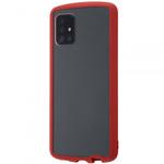 RT-GA51CC14/CRM Galaxy A51 5G 耐衝撃ハイブリッド Puffull/クリア/レッド レイ・アウト