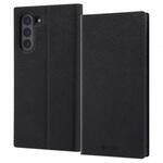 Galaxy S21 5G 耐衝撃 手帳 TETRA サイドマグネット/ブラック レイ・アウト