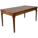 レッドオーク 伸長式テーブル メーベル ブラウン 幅150/180 平インテリア産業