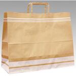 レジ袋 No.27 レシピ柄3斤手提紙袋 大阪ポリエチレン販売 大阪ポリヱチレン販売