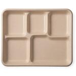 バガス容器 KBプレート 仕切5 ナチュラル ケーピープラテック ケーピープラテック