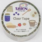 ラッピング用品 マスキングテープ SAIEN キッチン 15mm×3m カミイソ産商 カミイソ産商