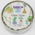 ラッピング用品 マスキングテープ SAIEN プランツ 15mm×3m カミイソ産商 カミイソ産商