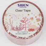 ラッピング用品 マスキングテープ SAIEN 珊瑚 20mm×3m カミイソ産商 カミイソ産商