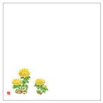 敷紙 耐油天紙 4寸 No.0047 福寿草 カミイソ産商 カミイソ産商