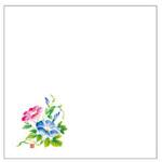 敷紙 和紙4寸懐紙 No.6234 朝顔 カミイソ産商 カミイソ産商