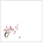 敷紙 和紙5寸懐紙 No.7230 梅 カミイソ産商 カミイソ産商