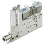 ZQ□A Series 薄形真空ユニット エジェクタシステム 省エネ機能なし 単体 SMC