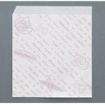 耐油紙バーガー袋(レシピ柄)ピンク 大阪ポリヱチレン 大阪ポリエチレン販売 大阪ポリヱチレン販売