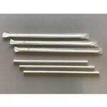 紙ストロー 紙完封 300本 箱入 白 中村