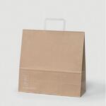 紙手提げ袋 ラッピーバッグ No.3 未晒無地 福助工業 福助工業