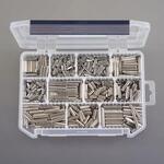 スプリングロールピンセット (ステンレス製) エスコ