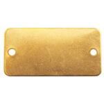 タグブランク (真鍮 長四角) エスコ