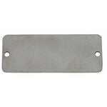 タグブランク (ステンレス 長四角) エスコ