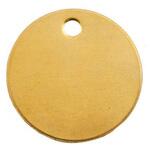 タグブランク (真鍮 丸) エスコ