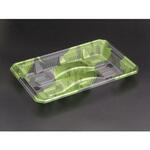 鮮魚トレー バイオ 鮮やぎ 25-17T はやて緑 リスパック リスパック