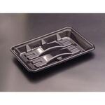 鮮魚トレー バイオ 鮮やぎ 25-17T 黒 リスパック リスパック