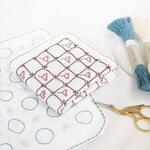 手芸用トリプルガーゼハンカチ 白 日本紐釦貿易