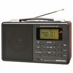 ポータブルラジオ AM/FM対応 プリセット機能 乾電池・AC対応 オーム電機